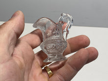 Load image into Gallery viewer, Boston And Sandwich Glass Lacy  Toy Pitcher And Basin Clear With Star Floral

