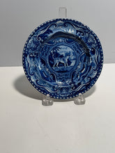 Load image into Gallery viewer, Staffordshire Blue Transfer Quadrupeds Plate of Spotted Dog Ca. 1825
