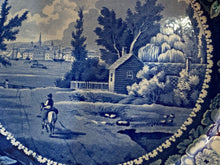 Load image into Gallery viewer, Historical Staffordshire Blue New York From Brooklyn Heights Plate
