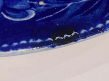 Load image into Gallery viewer, Historical Staffordshire Blue Dinner Plate Landing of Lafayette Castle Gardens
