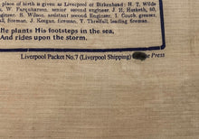 Load image into Gallery viewer, Rare Historical Kerchief Handkerchief Wreck Of Titanic Memorial 1912
