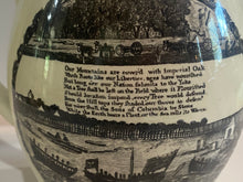 Load image into Gallery viewer, Staffordshire Creamware Liverpool Pitcher Ship Building Scene and American Ship
