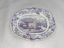 Load image into Gallery viewer, Historical Staffordshire Allegeny Penitentiary Pittsburgh Platter Mulberry 1835

