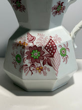 Load image into Gallery viewer, Staffordshire Pink Transfer Liberty Cap Patriotic Flag Large Pitcher Ca. 1840
