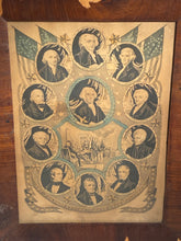 Load image into Gallery viewer, Original N. Currier &amp; Ives Print Presidents Of The United States
