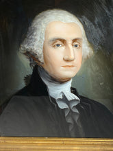 Load image into Gallery viewer, Antique 19th Century Reverse On Glass Painting George Washington Large
