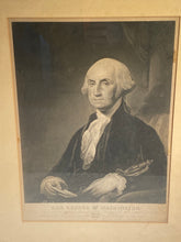 Load image into Gallery viewer, Original 19th Century Medium Folio Engraving Of General George Washington Stuart
