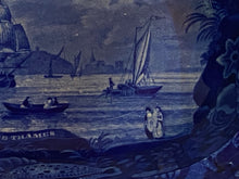 Load image into Gallery viewer, Historical Staffordshire Eirth on the Thames Vegetable Dish by Wood
