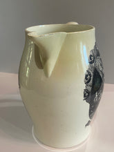 Load image into Gallery viewer, Staffordshire Creamware Liverpool Pitcher American Ship Apotheosis of Washington
