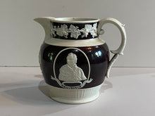 Load image into Gallery viewer, Historical Staffordshire Wellington And Blucher Jasperware Pitcher Ca. 1830
