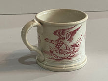 Load image into Gallery viewer, Staffordshire Childs Mug To Washington The Patriot of America Eagle and Shield
