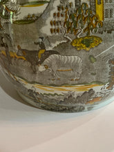 Load image into Gallery viewer, Staffordshire Pearlware Chinoiserie Pagoda Pattern Barge Pot Huge
