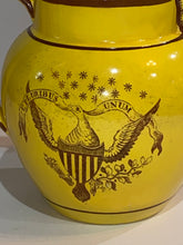 Load image into Gallery viewer, Historical Canary Arms of the United States Pitcher Seal With Eagle Ca. 1820
