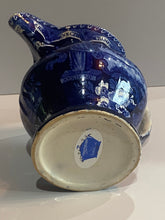 Load image into Gallery viewer, Historical Staffordshire Blue Pitcher “States” Pattern Ca. 1825
