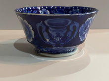 Load image into Gallery viewer, Historical Staffordshire Blue Eagle on Urn Waste Bowl Ca. 1825
