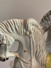 Load image into Gallery viewer, Staffordshire Historical Abraham Lincoln Figure On Horseback Ca. 1840’s  Huge
