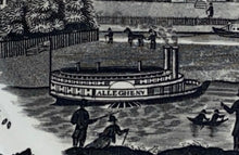 Load image into Gallery viewer, Historical Staffordshire Allegeny Pittsburgh Dinner Plate Ca. 1835

