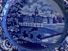 Load image into Gallery viewer, Historical Staffordshire Alms House New York Plate by Stevenson
