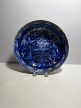 Load image into Gallery viewer, Historical Staffordshire Blue Beaded Rim Bowl States Pattern By Clews 1825
