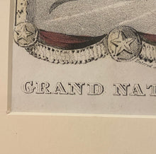 Load image into Gallery viewer, Original Grand National Democratic Banner Polk And Dallas Great Color
