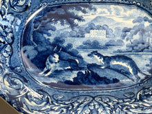 Load image into Gallery viewer, Staffordshire Quadrupeds Relish Dish Rabbit and Weasel Ca. 1825
