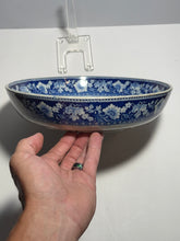 Load image into Gallery viewer, Historical Staffordshire Blue Boston State House Shallow Bowl Ca. 1825
