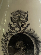 Load image into Gallery viewer, Staffordshire Creamware Liverpool Pitcher John Adams with Washington in Glory Large Eagle
