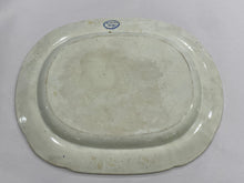 Load image into Gallery viewer, Historical Staffordshire Blue Platter Mendenhall Ferry Philadelphia
