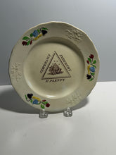 Load image into Gallery viewer, Staffordshire Pearlware Children’s Plate Temperance Industry And Plenty 1830’s
