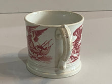 Load image into Gallery viewer, Staffordshire Pearlware America Land of Liberty Pink Transfer Childs Mug
