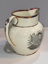 Load image into Gallery viewer, Staffordshire War of 1812 Pitcher With Decatur and Major Genl. Brown Ca. 1815
