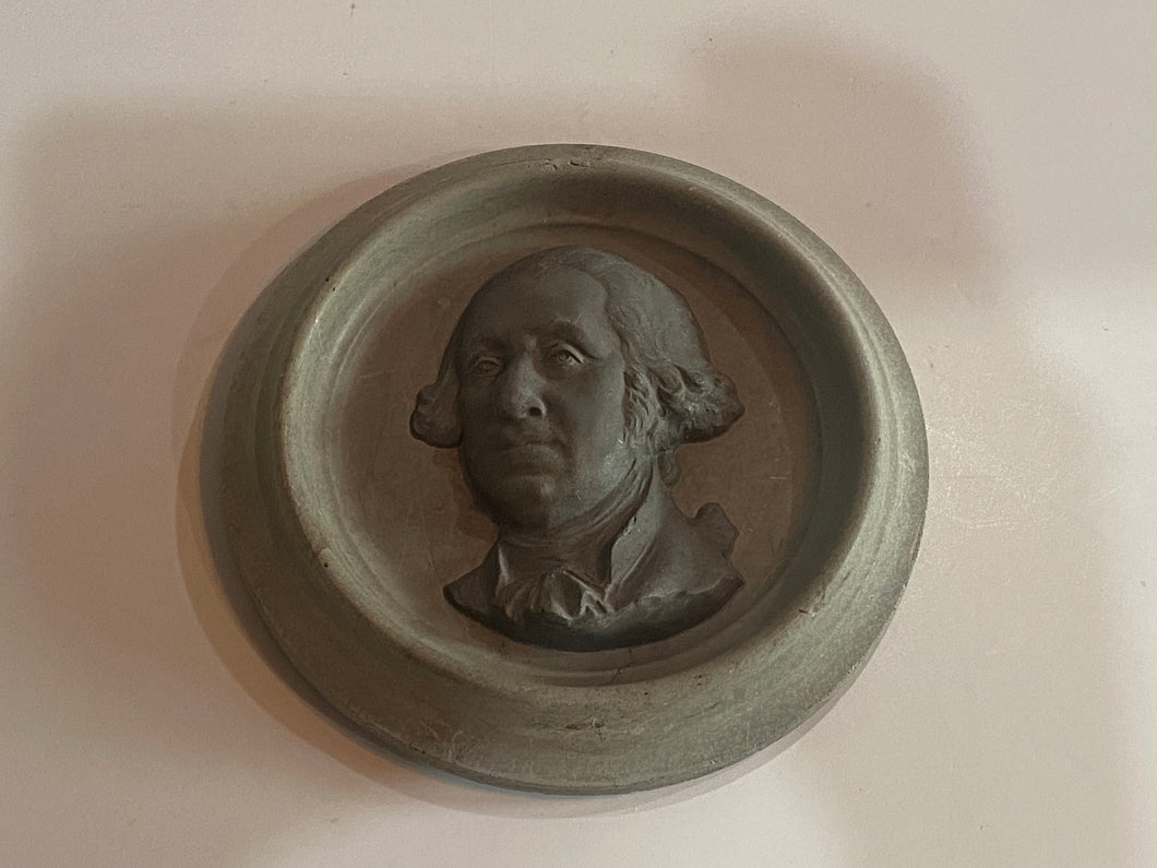 19th Century Antique Stone Or Marble Plaque Of George Washington