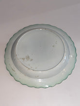 Load image into Gallery viewer, Staffordshire Pearlware Dinner Plate Green Edge Leeds Eagle and Shield

