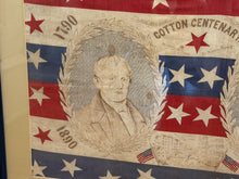 Load image into Gallery viewer, Historical Handkerchief Cotton Centenary American Flag Samuel Slater Textile 1890
