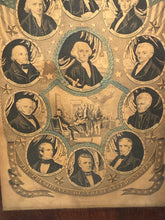 Load image into Gallery viewer, Original N. Currier &amp; Ives Print Presidents Of The United States
