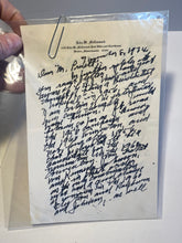 Load image into Gallery viewer, Original signed letter by JOHN W MCCORMACK Speaker HOUSE OF REPRESENTATIVES 1974
