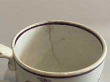 Load image into Gallery viewer, Staffordshire Pearlware Childs Mug The United States of America Eagles
