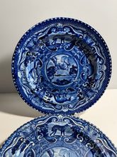 Load image into Gallery viewer, Staffordshire Blue Transfer Antelope Quadrupeds Plate Ca. 1825
