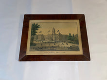 Load image into Gallery viewer, Original Currier &amp; Ives Print City Hall New York Small Folio
