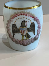 Load image into Gallery viewer, Early 19th Century Bristol Glass or Milk Glass Blown Cup with Eagle and Shield Stars
