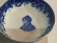 Load image into Gallery viewer, Historical Staffordshire Pearlware Wedgwood Dr. Benjamin Franklin Footed Bowl Ca. 1820
