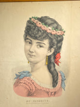 Load image into Gallery viewer, Original Currier &amp; Ives Print My Favorite Big Sheet Framed
