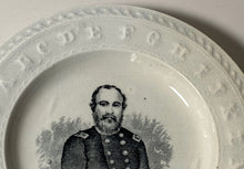 Load image into Gallery viewer, Historical Children’s Alphabet Plate Gen. Ulysses S. Grant Ca. 1860’s
