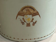 Load image into Gallery viewer, 19th Century Chinese Export Porcelain Teapot American Eagle with Shield Monogram Body
