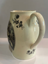 Load image into Gallery viewer, Staffordshire Creamware Liverpool Pitcher Huge Washington U.S. Ship Ca. 1800
