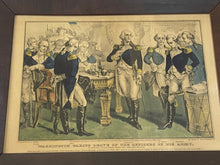 Load image into Gallery viewer, Original N. Currier &amp; Ives Print Washington Taking Leave Of The Officers Of Army
