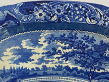 Load image into Gallery viewer, Historical Staffordshire Upper Ferry Bridge Over River Schuylkill Platter Philadelphia
