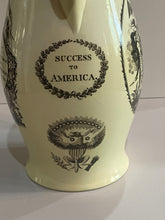 Load image into Gallery viewer, Staffordshire Creamware Liverpool Pitcher Map of East Coast Warren Poem
