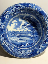 Load image into Gallery viewer, Historical Staffordshire Bowl And Pitcher Set Upper Ferry Bridge Philadelphia
