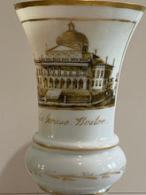 Load image into Gallery viewer, 19th Century Historical Bristol Glass Vase With Boston State House Massachusetts
